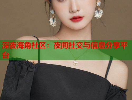 深夜海角社区：夜间社交与信息分享平台  第2张