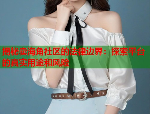 揭秘卖海角社区的法律边界：探索平台的真实用途和风险  第1张